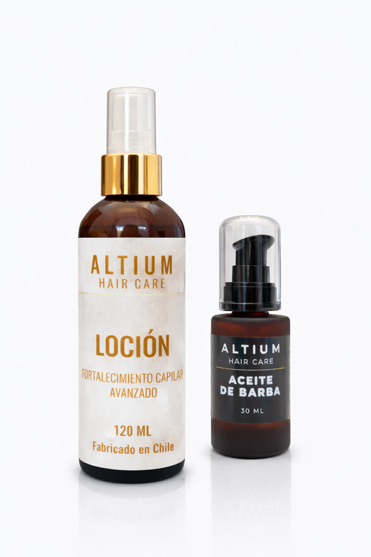 PACK ALTIUM MEN CARE   KIT  CUIDADO  BARBA +  FORTALECEDOR