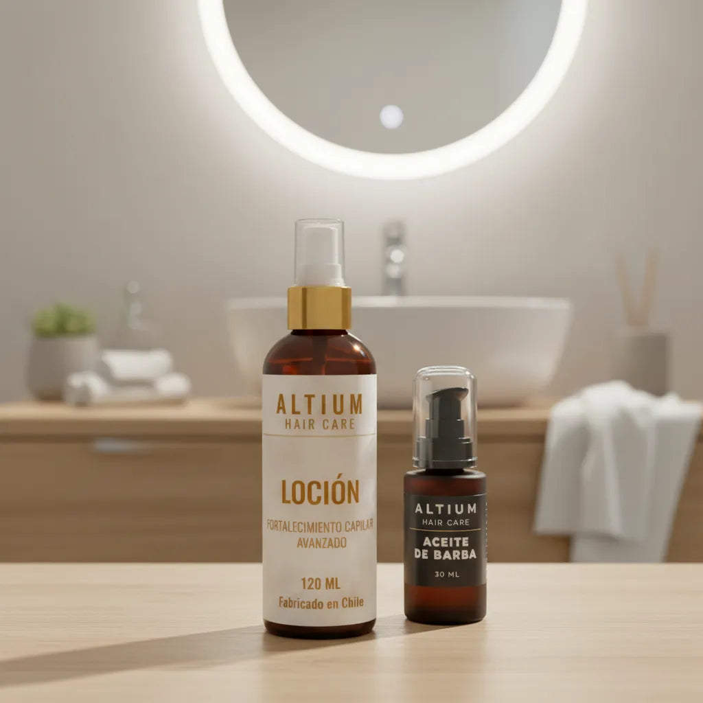 PACK ALTIUM MEN CARE   KIT  CUIDADO  BARBA +  FORTALECEDOR