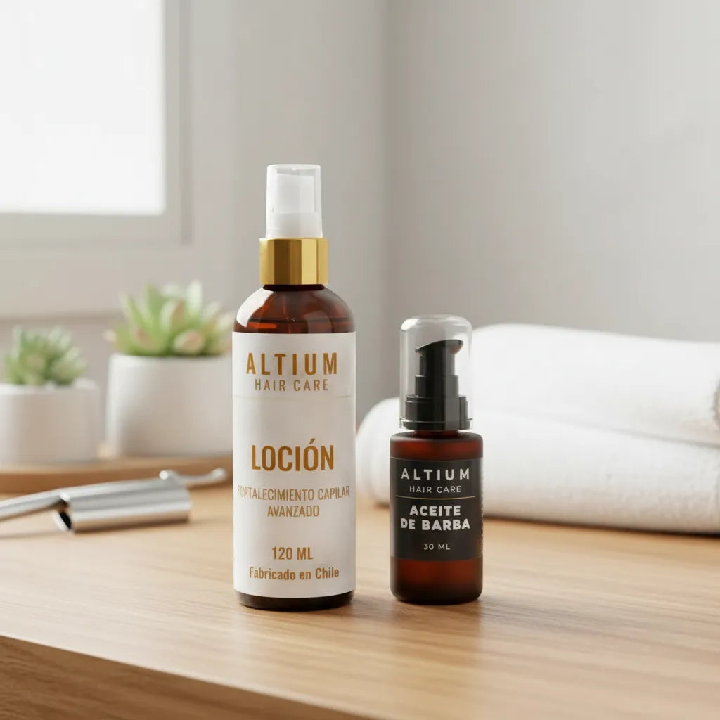 PACK ALTIUM MEN CARE   KIT  CUIDADO  BARBA +  FORTALECEDOR